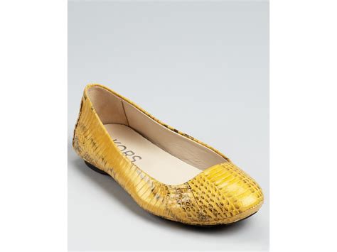 michael kors jean flats|michael kors snakeskin flats.